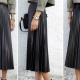 Кожаные юбки плиссе – какие бывают и с чем сочетать?