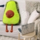 Подушки в виде авокадо
