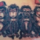 Обзор тату с обезьянами