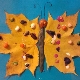 Поделки «Бабочка» из листьев