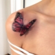 Значение и обзор тату с бабочками для девушек