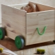 Деревянные ящики для игрушек 
