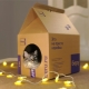 Идеи домиков для кошки из коробки 