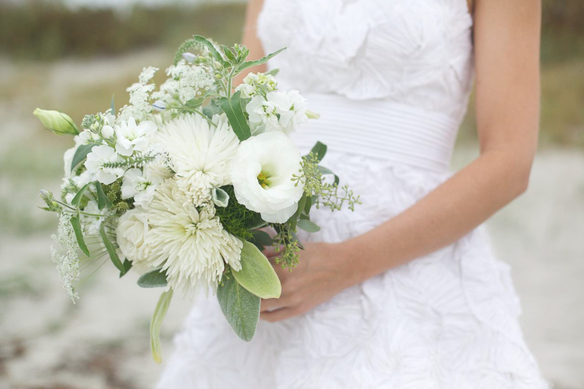 Белый Свадебный Букет Невесты