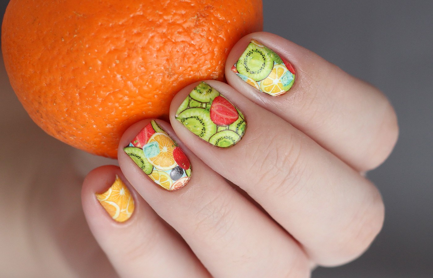 Фото ногтей дизайн с фруктами