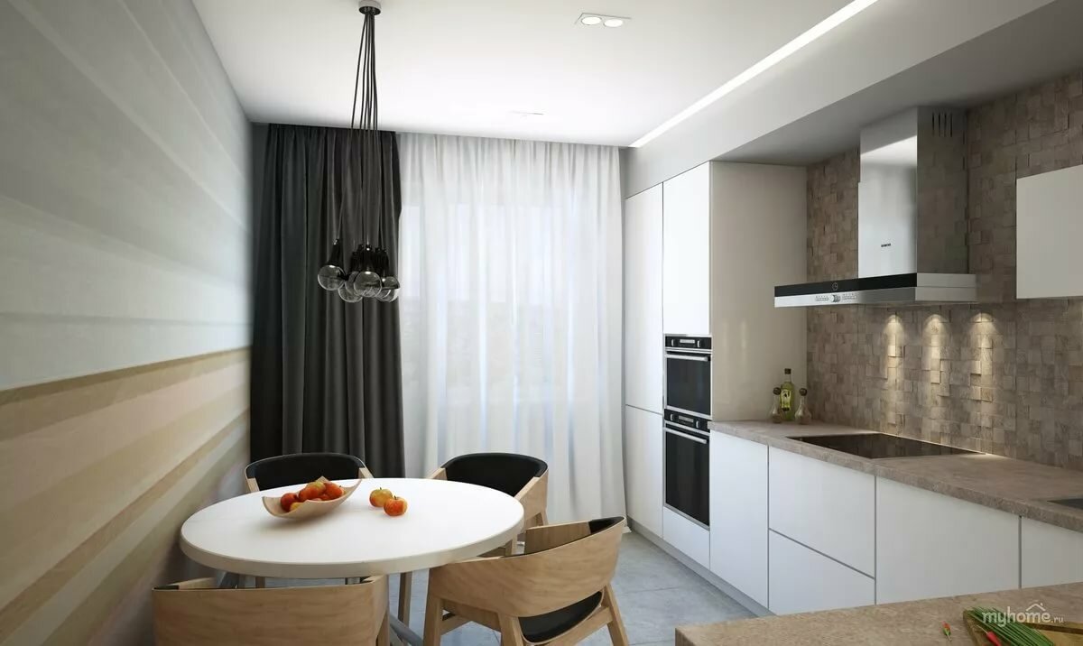 Дизайн кухни 13 кв.м — фото интерьера современных проектов