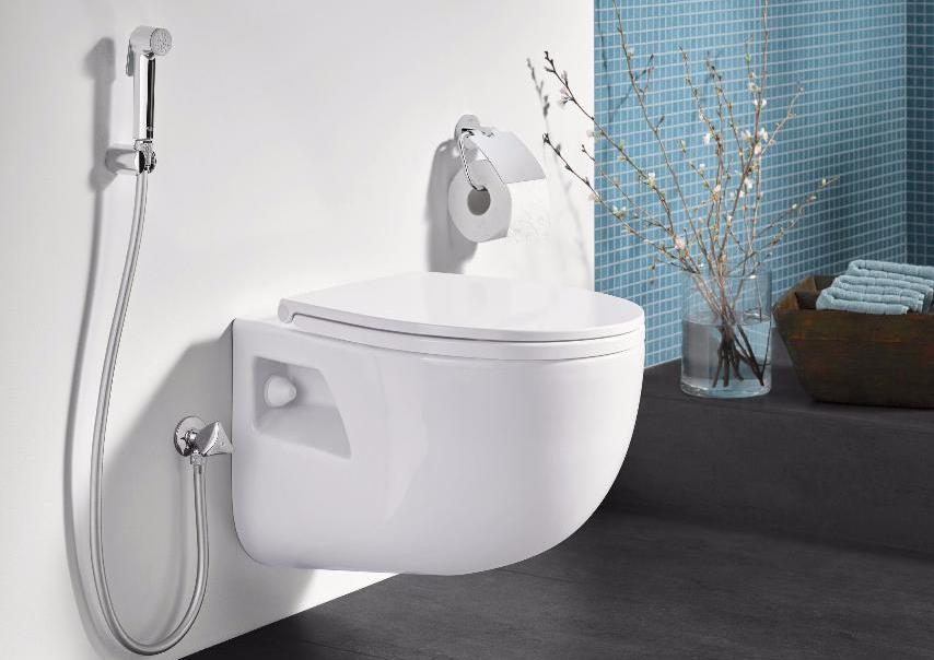 Гигиенический душ grohe в интерьере