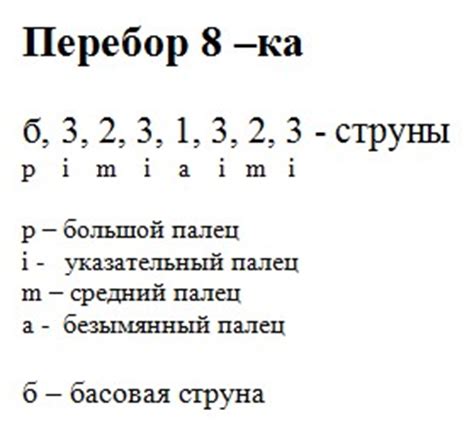 Перебор на гитаре для начинающих 6 струн картинки