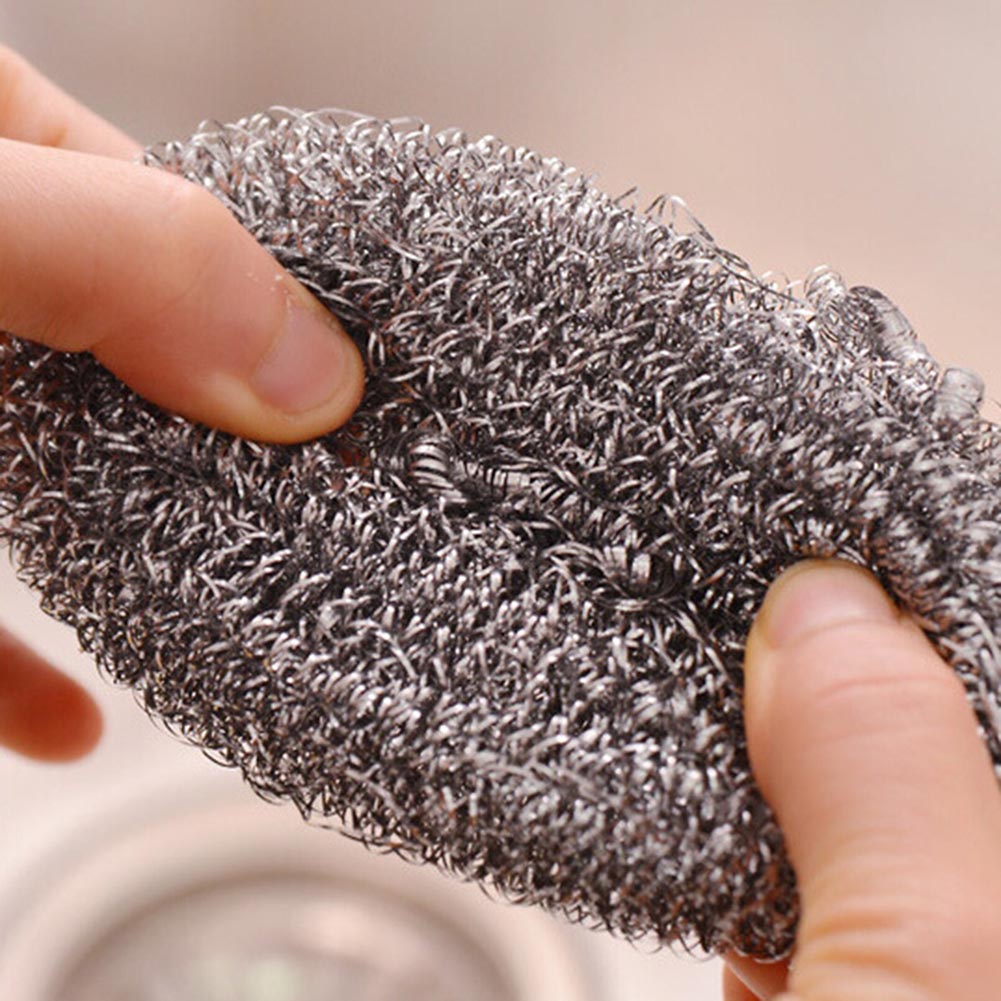 Металлическая губка для мытья посуды: железная губка из нержавеющей стали и ее технические характеристики. Что можно чистить?