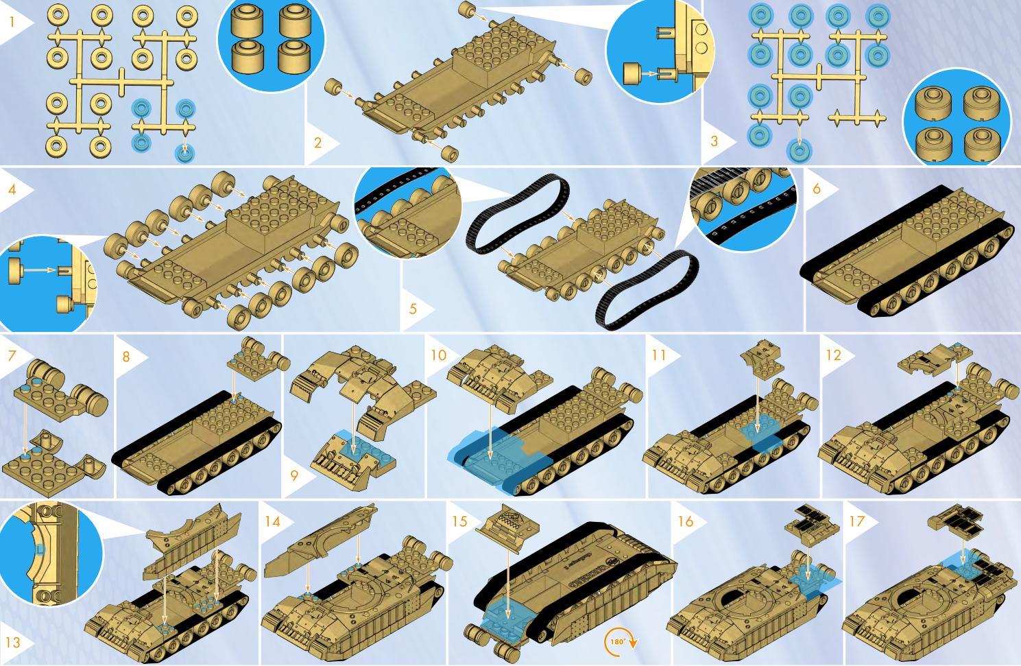 Схемы сборки лего танков