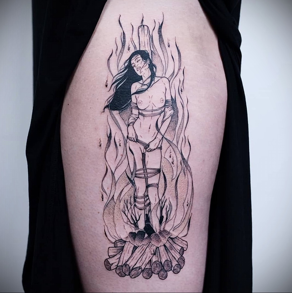 татуировка ведьма