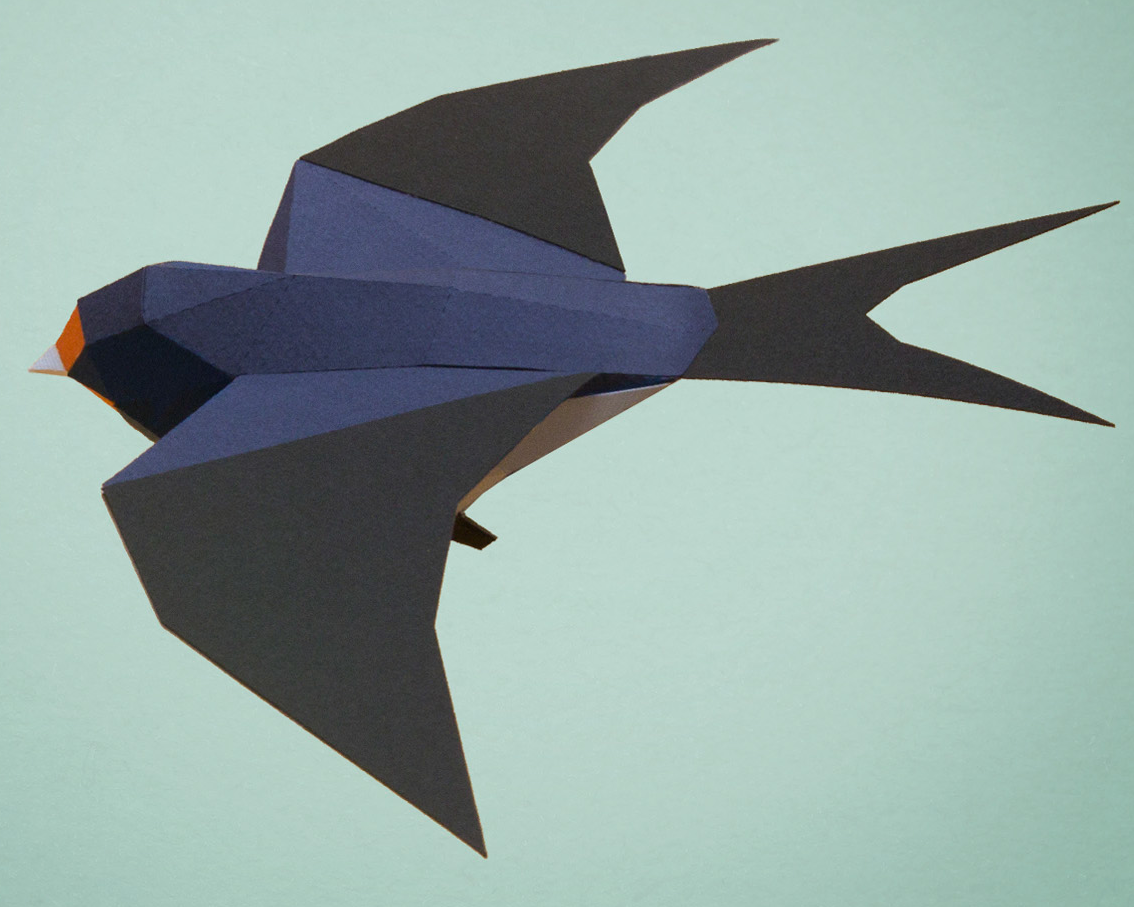 Оригами скворец. Птичка из бумаги. Объемные бумажные птицы. Ласточка поделка из бумаги. Ласточка оригами.