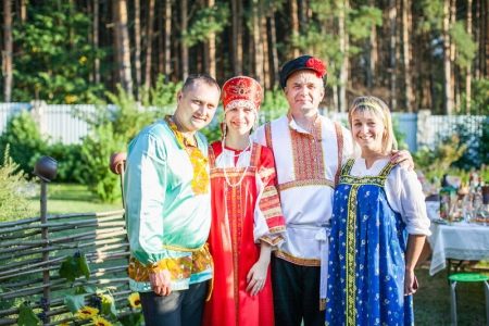 тематическая свадьба в русском стиле
