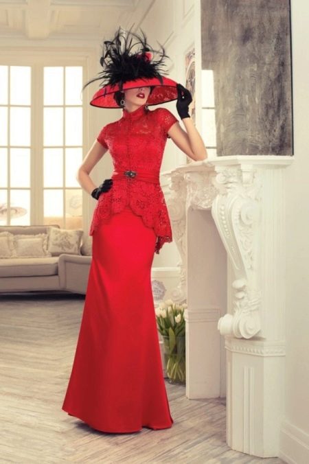 Свадебное платье красное из коллекции Утомленные роскошью Татьяны Каплун
