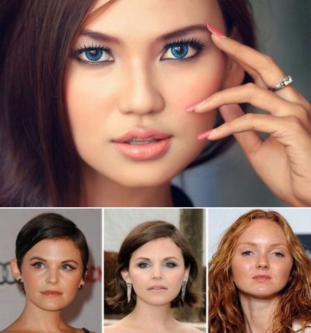 Как красиво наносить макияж на круглое лицо