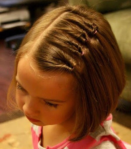 Прически на короткие волосы ребенку 4 года