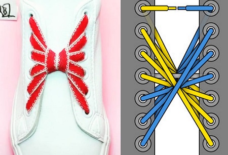 Как завязать шнурки бабочкой