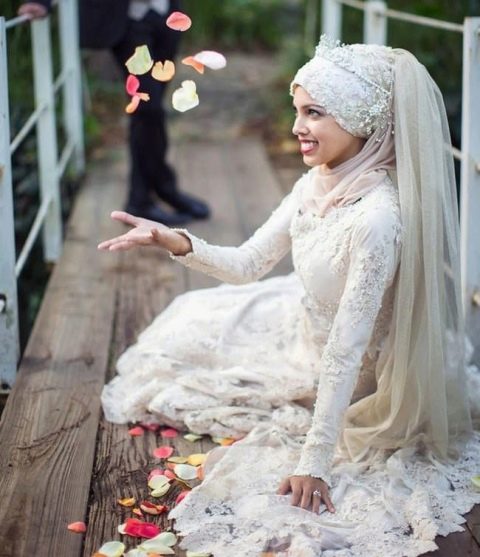 Мусульманские свадебные платья: выбор платья для невесты ...