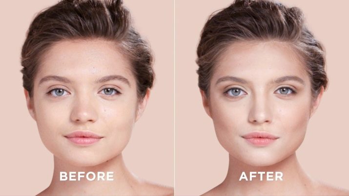 Коррекция квадратной формы лица с помощью макияжа