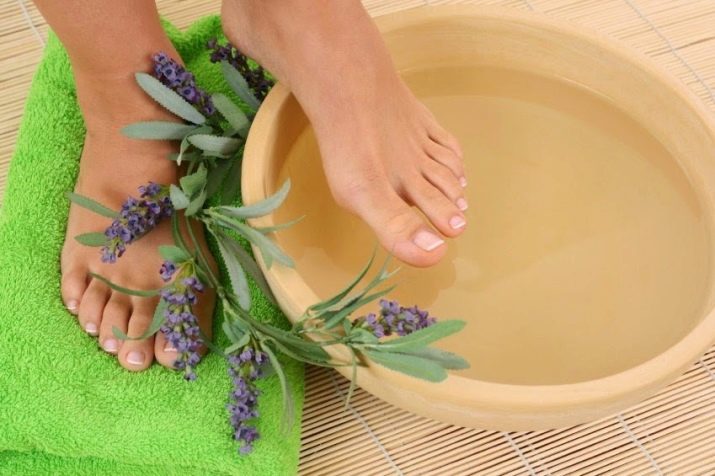 Лечение ног соляными ваннами