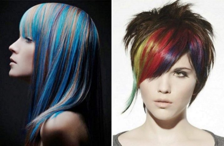 Какими цветами можно покрасить волосы для колорирования