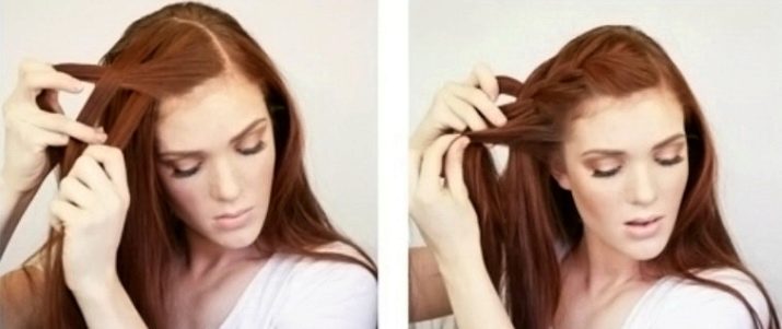 Прическа волосы на бок макияж