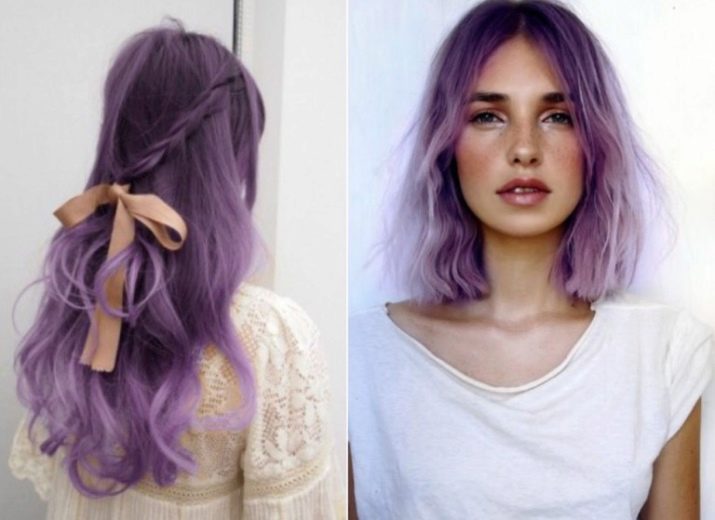 Фиолетовые Волосы Фото