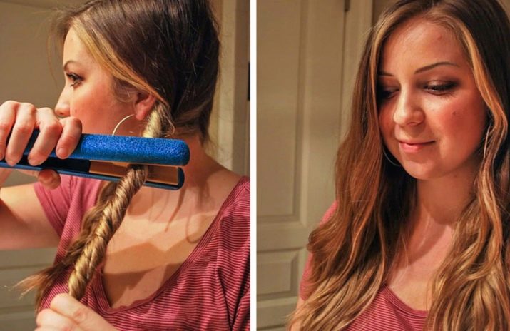 Как сделать красивые локоны на средние волосы в домашних условиях утюжком