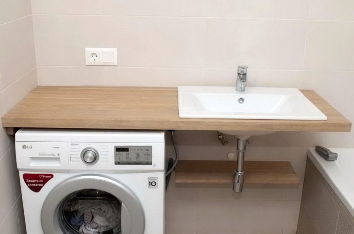 Столешница для ванной комнаты для стиральной машины