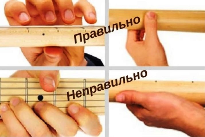 Постановка рук и пальцев на гитаре