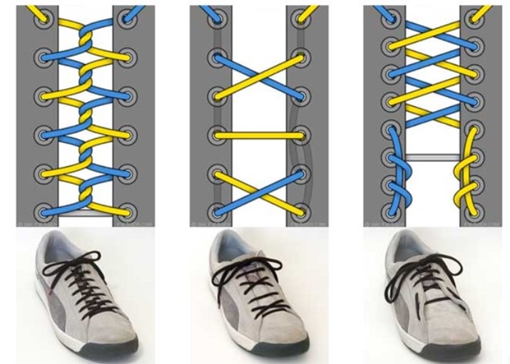Варианты шнуровки кроссовок с 6. Шнуровка кроссовок 2023 6 дырок. Способы завязывания шнурков. Красивая шнуровка обуви. Интересные способы шнуровки.