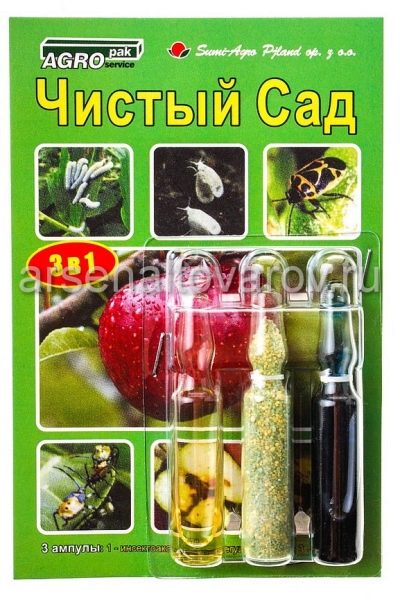 Препарат Чистый сад 3 в 1
